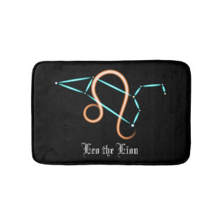 Tapis de bain constellation du zodiaque Lion