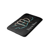 Tapis de bain constellation du zodiaque Vierge (Angle)