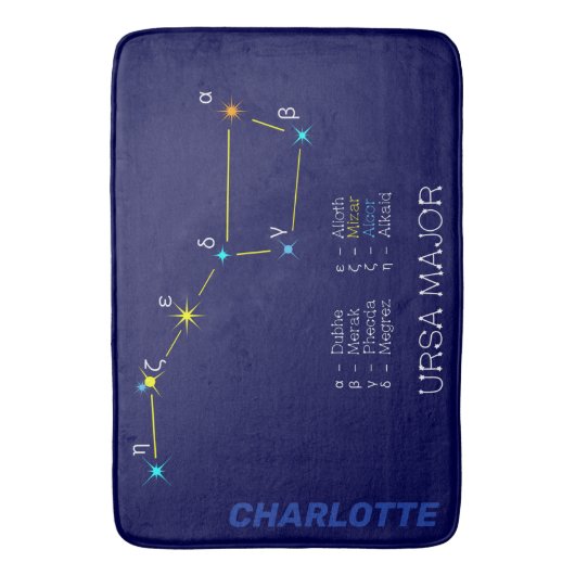 Tapis De Bain Constellation Ursa major (devant Vertical)