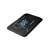 Tapis De Bain Constellation zodiaque Aquarius Bath Mat (Angle)