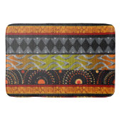 Tapis De Bain Contemporain Afrocentrique Motif Design (Devant)