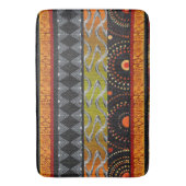 Tapis De Bain Contemporain Afrocentrique Motif Design (devant Vertical)