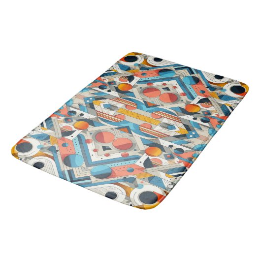 Tapis De Bain Contemporary Abstract Design (Angle)