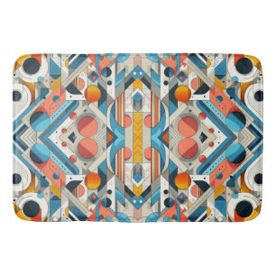 Tapis De Bain Contemporary Abstract Design