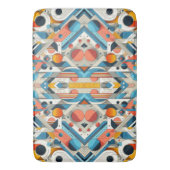 Tapis De Bain Contemporary Abstract Design (devant Vertical)