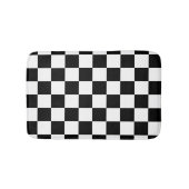 Tapis De Bain Contrôleur blanc noir (Devant)