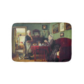 Tapis De Bain Conversation des ménages (par Konstantin Makovsky) (Devant)