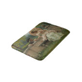 Tapis De Bain Conversation romantique dans le parc (Angle)