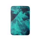 Tapis De Bain Cool Abstrait Jagged Blue Art (Devant (Vertical))