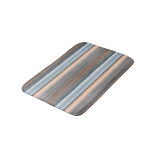 Tapis De Bain Cool Chic Brown Ardoise Bleu Gris Gris Gris Art
