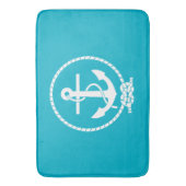 Tapis De Bain Cool Classic and Elegant Nautical Anchor (devant Vertical)