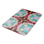 Tapis De Bain Cool coloré Abstrait (Angle)