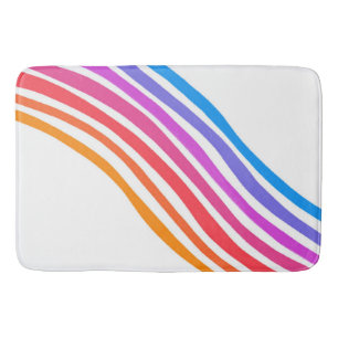 Tapis De Bain Cool coloré et bandes amusantes