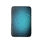 Tapis De Bain Cool élégant Bleu gouttes d'eau (Devant (Vertical))