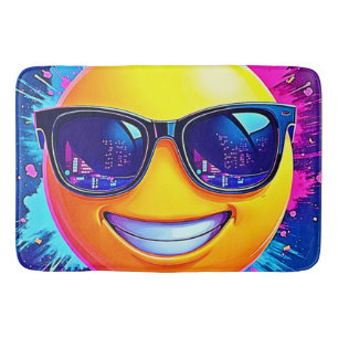 Tapis De Bain Cool 😎 Emoji Fun