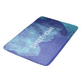 Tapis De Bain Cool moderne abstrait peinture design art (Angle)