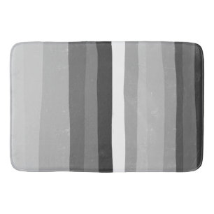Tapis De Bain Cool noir et blanc et bandes amusantes