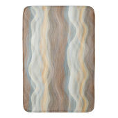 Tapis De Bain Cool Retro Abstrait Artistic Waves Motif (devant Vertical)