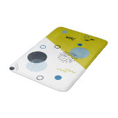 Tapis De Bain Cool, tendance, moderne, vert Memphis (Angle)