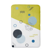 Tapis De Bain Cool, tendance, moderne, vert Memphis (Devant (Vertical))