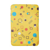 Tapis De Bain Cool, unique, tendance, urbain géométrique Memphis (Devant (Vertical))