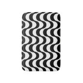Tapis De Bain Copacabana motif noir et blanc (Devant (Vertical))