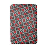 Tapis De Bain Coquelicot sur fleurs de Goth (Devant (Vertical))