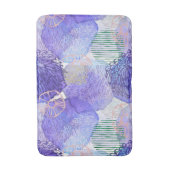 Tapis De Bain Coques Abstraites et dollars de sable (Devant (Vertical))