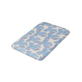 Tapis De Bain Coquette Bows Bleus (Angle)