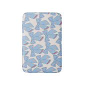 Tapis De Bain Coquette Bows Bleus (Devant (Vertical))