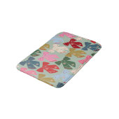 Tapis De Bain Coquette des vaches de Noël rétro (Angle)