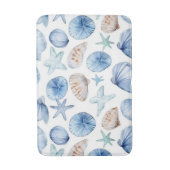 Tapis de bain Coquillages de l'océan côtier (Devant (Vertical))