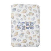 Tapis De Bain Coquillages de plage côtière (Devant (Vertical))