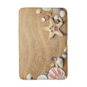 Tapis De Bain Coquillages et Starfish sur la plage (Devant (Vertical))