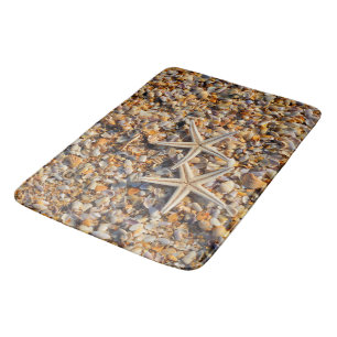 Tapis De Bain Coquillages marins sur le rivage