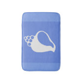 Tapis De Bain Coquille bleue (Devant (Vertical))