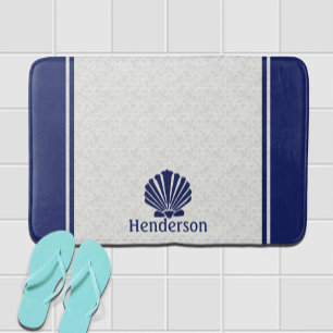 Tapis De Bain Coquille nautique sur le maillot de bain de la Mar