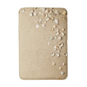 Tapis De Bain Coquilles de mer sur le sable (Devant (Vertical))