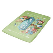 Tapis De Bain Coquilles de plage pastel (Angle)