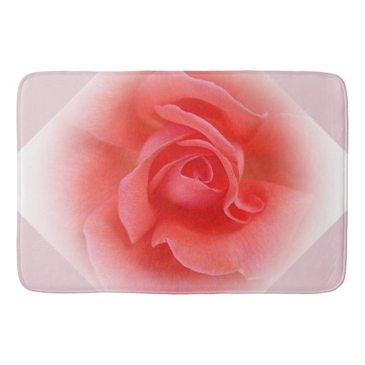 Tapis De Bain corail rose rose (Devant)
