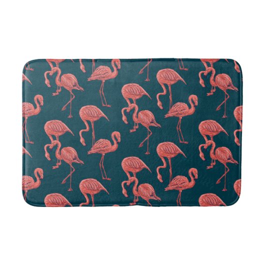 Tapis De Bain Corail vivant modèle flamingo (Devant)