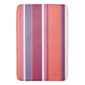 Tapis De Bain Corail vivant, rouge et violet (devant Vertical)