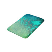 Tapis De Bain Coral récif eau de mer carrée bain (Angle)