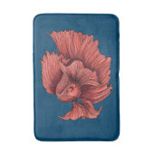 Tapis De Bain Coral Siamese combat le poisson (Devant (Vertical))