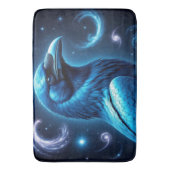 Tapis De Bain Corbeau bleu cosmique (devant Vertical)