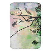 Tapis de bain Corbeau Solitaire (devant Vertical)