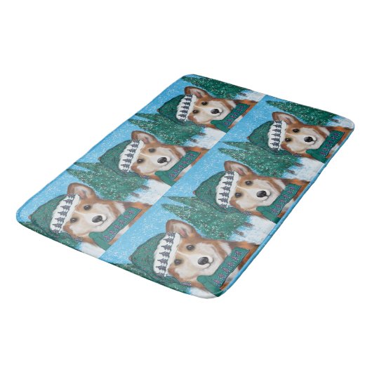 Tapis De Bain Corgi (Angle)