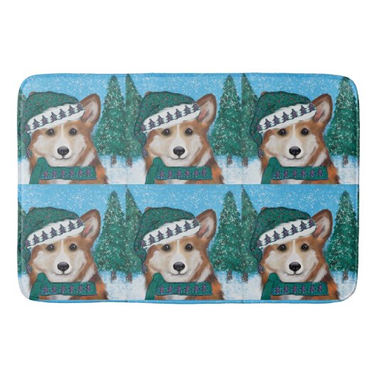 Tapis De Bain Corgi (Devant)