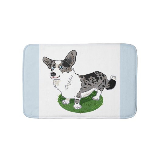 Tapis De Bain Corgi Adorable  (Devant)
