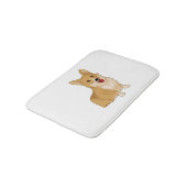Tapis De Bain Corgi doux et souriant (Angle)